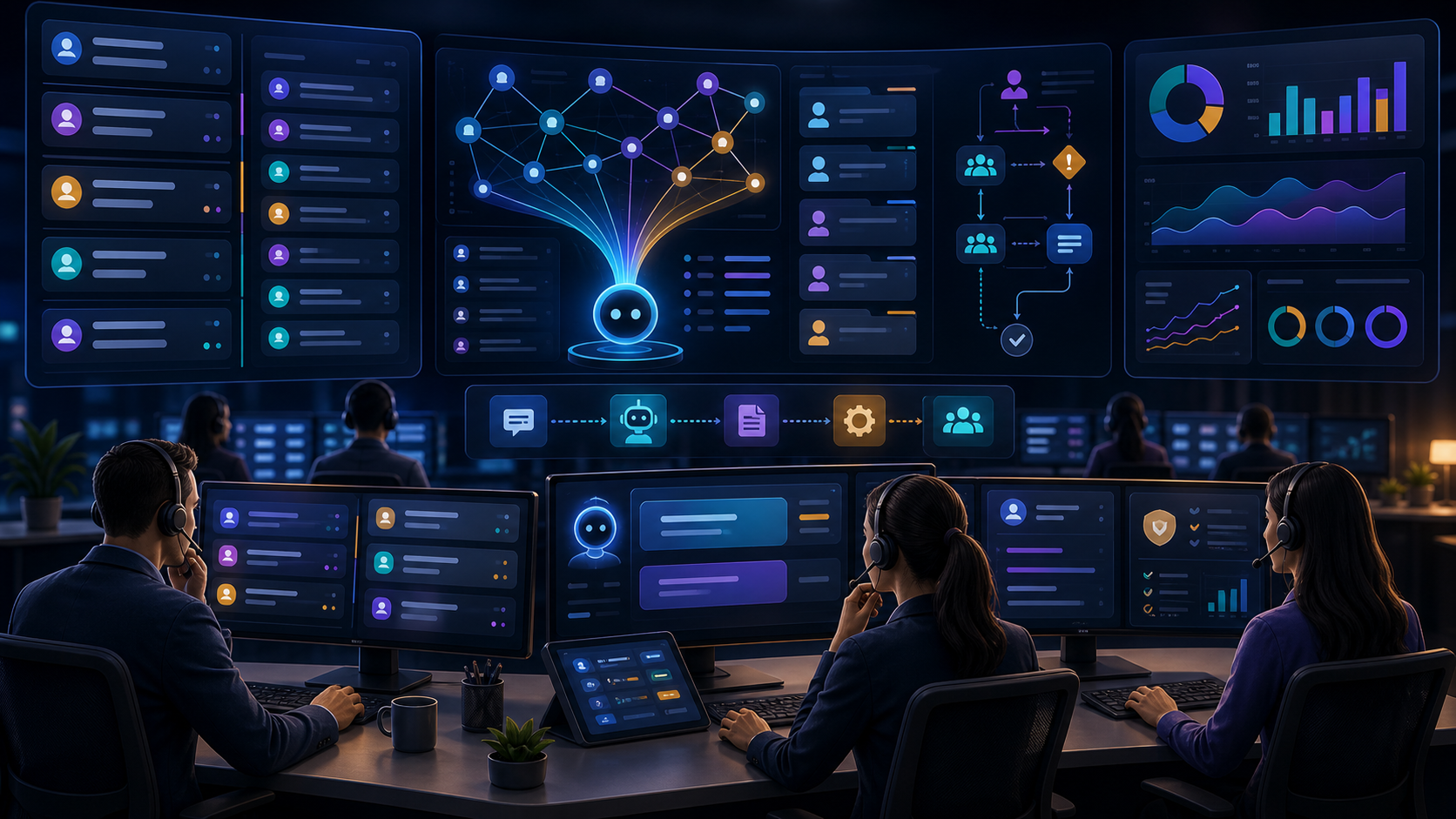 AI for Customer Support: Operations Room — Skill Practice with Business Cases